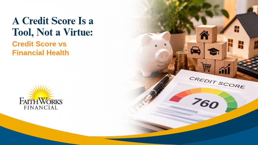 A Credit Score Is a Tool, Not a Virtue: Credit Score vs Financial Health